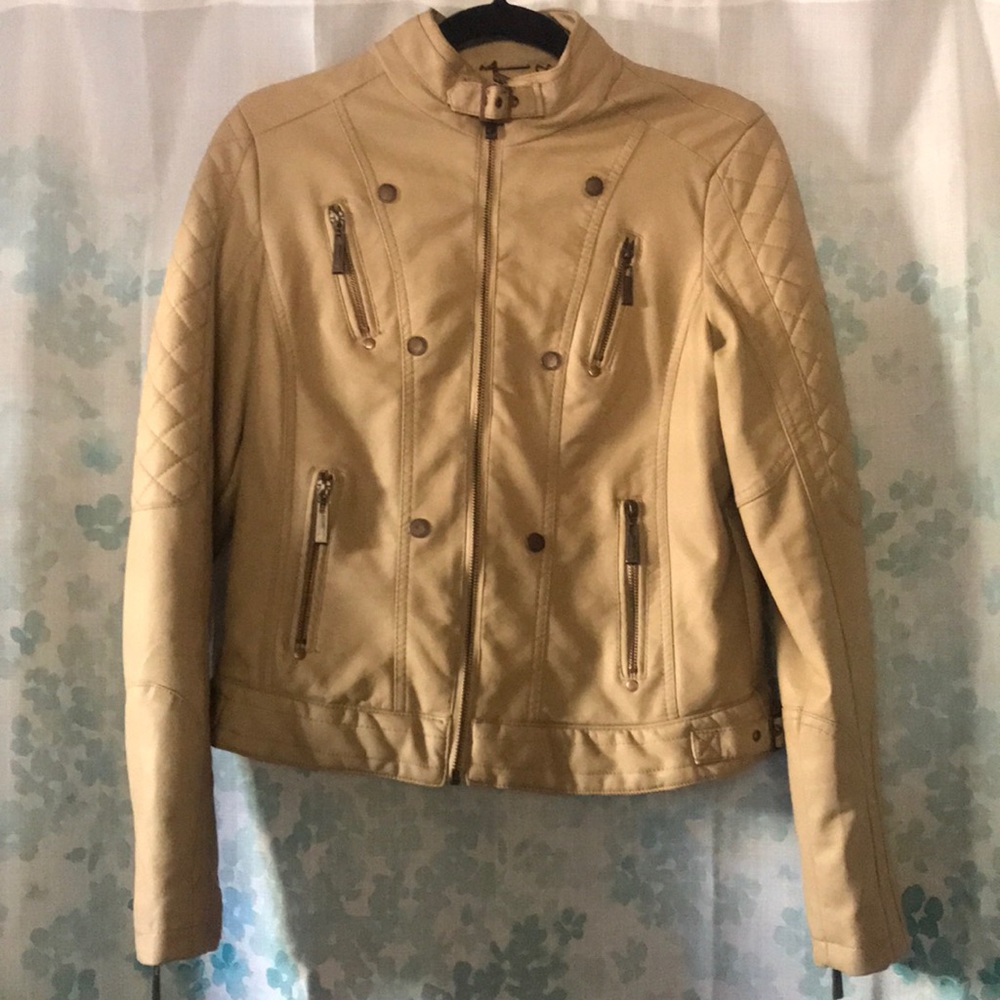 Faux leather Motorcycle Jacket